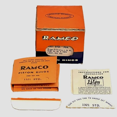 "Juego de anillos de pistón de 2,5"" para Briggs & Stratton I N WI WMB 5 6 REO LM551 55 #A3" Foto 1 de 4