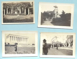 4 1919 Photos Washington, DC Pershing Parade Lincoln Mem, Sherman Mon, Arlington - Picture 1 of 9