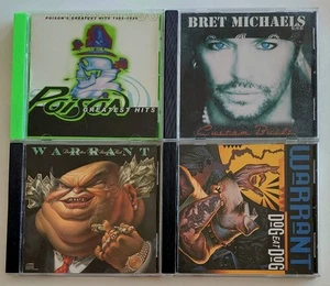 Poison, Bret Michaels, Warrant CD Lot. Hair Band, Glam - Picture 1 of 4