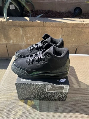 Air Jordan 3 Retro GS 'Gato Negro' DM0967 001 Talla 4Y Foto 1 de 4