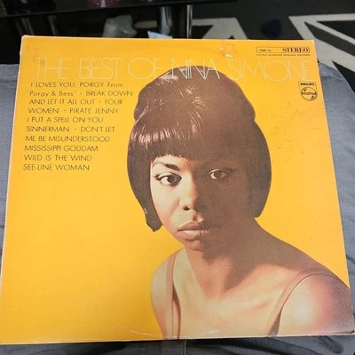 NINA SIMONE: The Best Of - 1985 uk Vinyl reissue LP - Philips TIME10   - Image 1 of 4