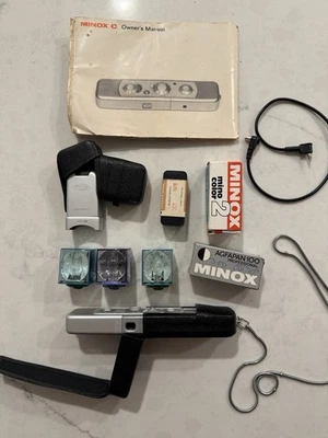 Minox Modelo C, Cámara Espía Película Subminiatura Compacta, 1:3.5 / 15mm + Accesorios Foto 1 de 4