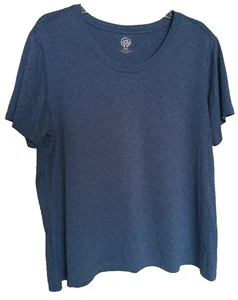 REI Shirt Mens XXL Short Sleeve Lightweight Workout Crew Neck Blue Hiking - Picture 1 of 10