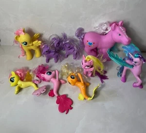 My Little Pony Vintage Toys Collections Ponies Mermaid Colorful Purple Alicorn - Picture 1 of 9