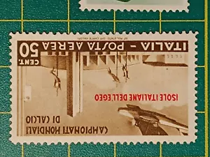 Italy Stamps 1934,Air post,Sc C28-31,ERROR 50c brown Wmk Inverted, MNH - Picture 1 of 10