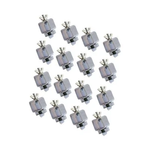 16 pc Butt Welding Clamps Metal Auto Body Panel Clamps for Edge to Edge Welding - Bild 1 von 5