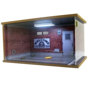 1/18 Scale Model Car Display Case - 1:18 Car Garage Display Case with Clear A... - Picture 1 of 7