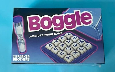 Boggle 3-Minute Word Game No. 0384 — New Factory Sealed — 1992 Parker Brothers - Image 1 of 4