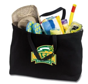 George Mason University Large Tote Bag GMU Patriots Jumbo Tote for Beach Pool or - Picture 1 of 11