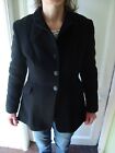 Ladies Traditional Black Heavyweight Wool Hunting Coat by Saddle Master Size 8