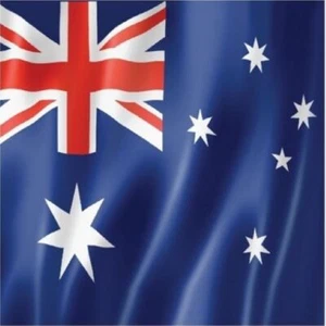 Australian Flag Party Napkins Serviettes 16pk 1ply- Australia Day Party Supplies - Picture 1 of 1