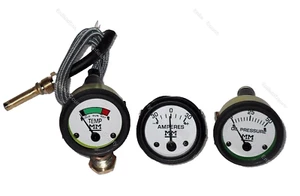 Fit For Minneapolis Moline Tractor Temperature Oil Pressure Ammeter Gauge Set@vd - Picture 1 of 2