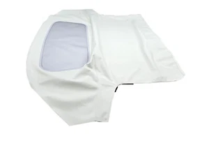 Se adapta a: Chevrolet Camaro Firebird 1990-93 convertible techo blando HAARTZ vinilo blanco - Imagen 1 de 5