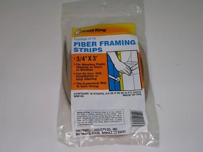 Thermwell #WM100 18PK 3/4x36 Frame Strip,No WM100,  Thermwell - Image 1 of 2