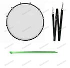 Indian Musical Instrument Stainless Steel Nasik Tasha Drum With Bag and Stick