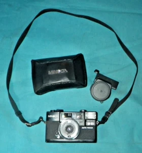 Minolta Hi-Matic AF2 Vintage Point & Shoot 35mm Film Camera - WORKING/NICE! - Picture 1 of 10