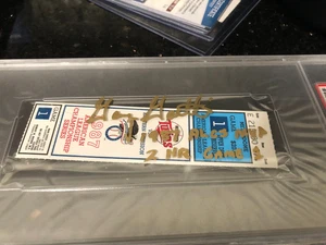 Gary Gaetti Twins MLB Game 1 1987 ALCS Ticket Signed +PSA Encased + BAS COA - Picture 1 of 9
