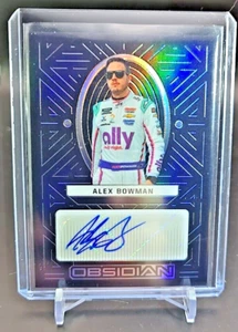Alex Bowman Autograph Rainbow Holo Foil Card 2023 Chronicles Obsidian Autograph - Picture 1 of 5