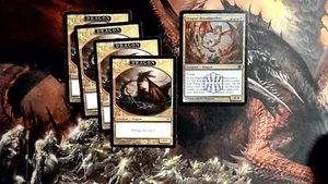 MTG Dragon Broodmother Prerelease w/ tokens - Picture 1 of 4