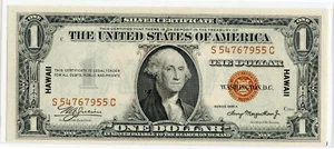 1935A $1 Silver Certificate Hawaii WWII Note Fr. 2300 - Picture 1 of 2