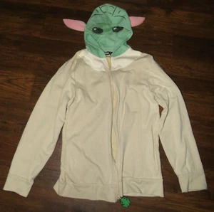 Star Wars Hoodie Youth Extra Large XL Grogu Costume Full Zip Mandalorian Movie - Picture 1 of 6