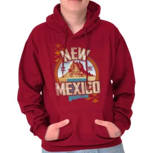 New Mexico Desert Peaks NM Vacation Souvenir Adult Long Sleeve Hoodie Sweatshirt - Picture 1 of 8