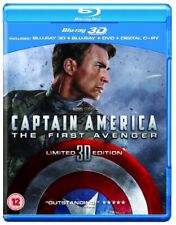 Captain America: The First Avenger (Blu-ray 3D + Blu-ray + DVD + ... - DVD  2KVG