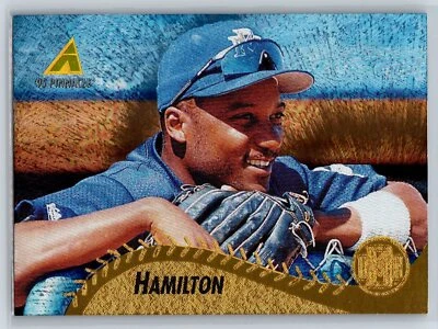1995 Pinnacle Darryl Hamilton Museum Collection Parallel Milwaukee Brewers #207 - Image 1 of 2