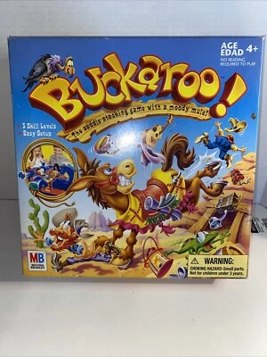 2004 Buckaroo Game Stacking Skill Game Milton Bradley *missing Blanket - Image 1 of 4