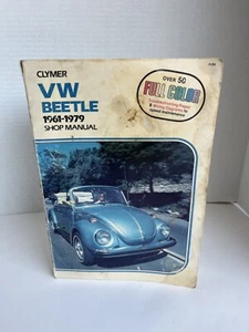 Clymer VW Volkswagen 1961-1979 Super Beetle/Beetle/Karmann Ghia Repair Manual VG - Picture 1 of 7