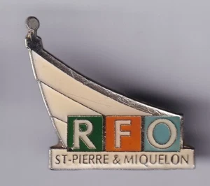 RARE PINS PIN'S .. TOURISME DOM-TOM RFO RADIO TV ILES ST PIERRE & MIQUELON ~FV - Picture 1 of 1