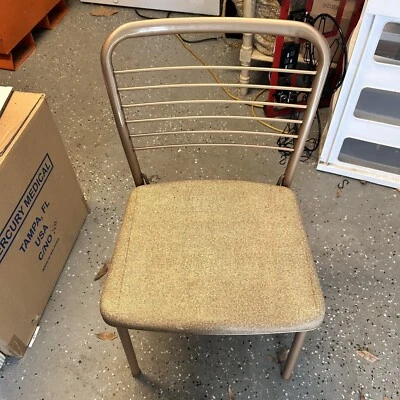 3 sillas plegables vintage Hamilton Cosco con patas de puerta plegables MCM de alta resistencia Foto 1 de 4