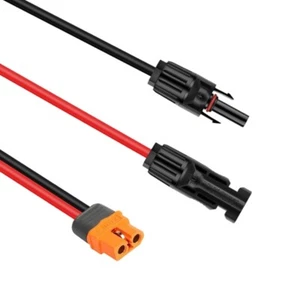Solar XT60 Extension Solar Panel Adapter Cable 12AWG XT60i Connector for Power - Picture 1 of 12