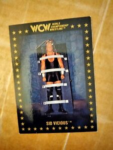 Sid Vicious Autographed Trading Card WWE WCW NWA AEW ECW Signed On Back