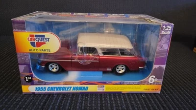 Vintage 2005 1955 Chevrolet Nomad 1st Gear 1:25 DieCast Carquest Auto Parts  - Image 1 of 3