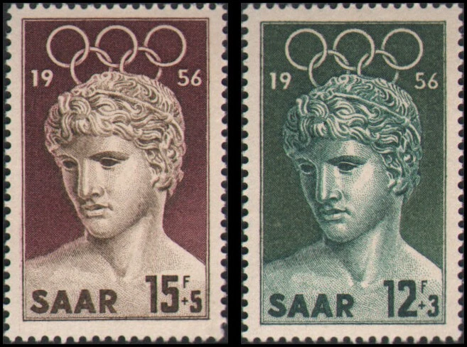 Saar #B109-B110 MNH VF Set of 2 stamps - Image 1 of 1
