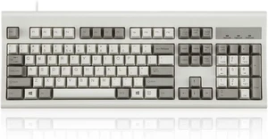 Perixx PERIBOARD-106M, Wired Performance Full-Size USB Keyboard,Curved Ergonomic - Picture 1 of 12