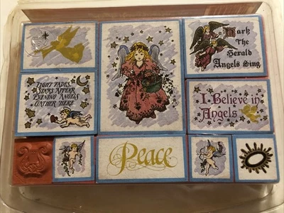 JUEGO DE INTERCAMBIO DE SELLOS PERSONALES ÁNGELES VENTA Foto 1 de 3