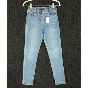 Crewcuts Girls Runaround Skinny Jeans Size 12 Stretch Blue High Rise NWT  - Picture 1 of 6