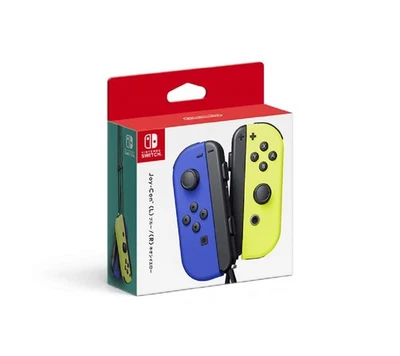 Nintendo Switch Controller Set Of 2 Complete Joycon Pair Yellow Blue From Japan - Image 1 of 4
