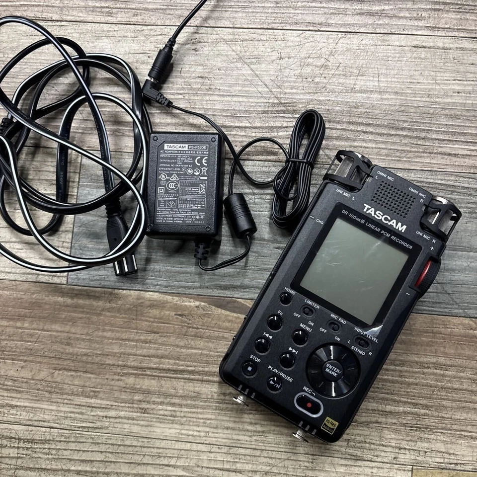 [US Tax Included] TASCAM DR-100MKIII High-Resolution Audio Linear PCM Recorder - Image 1 of 4