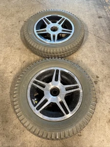 Jazzy 600 Parts Lot - Drive wheels (both) - PlsCDesc - Picture 1 of 12