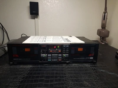 Sansui D-95WR Compu-Synchro Doble Inverso Cassette Deck e Instrucciones C Descripción - Imagen 1 de 4