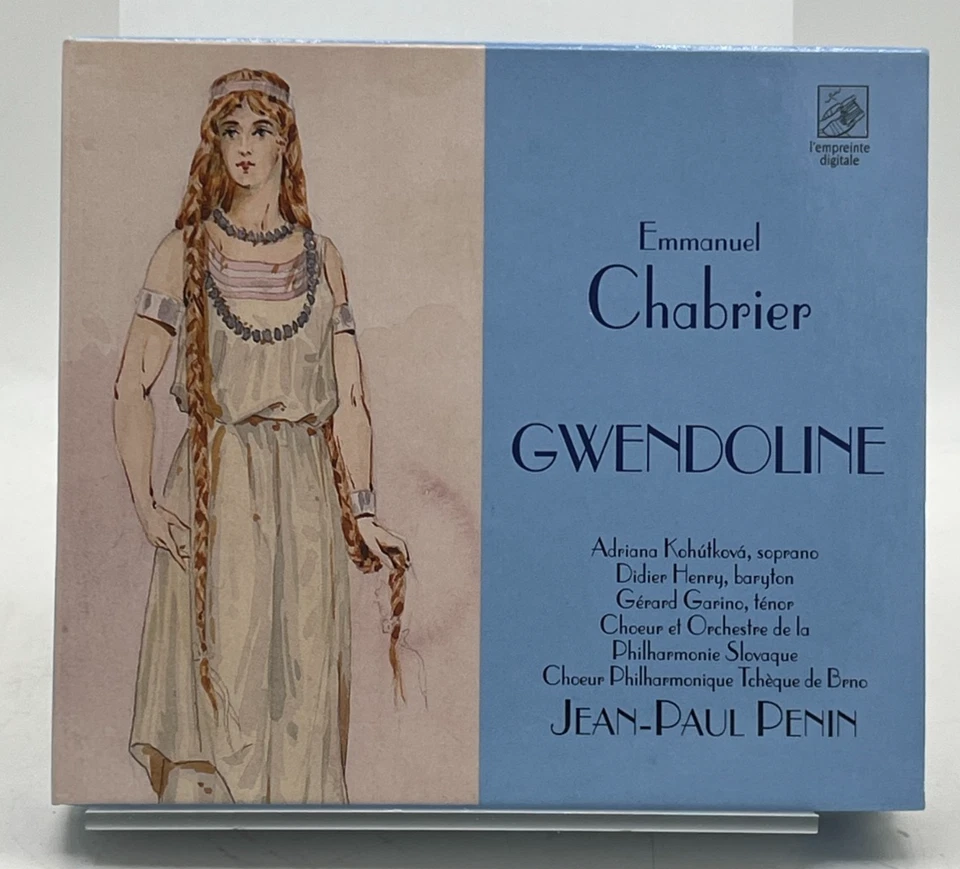 Emmanuel Chabrier: Gwendoline by Adriana Kohutkova l'Empreinte digitale 2CD 1996 Foto 1 de 2