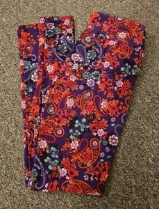 LulaRoe Womens Leggings One Size Very Soft 24" Waist 25" Inseam - Picture 1 of 7