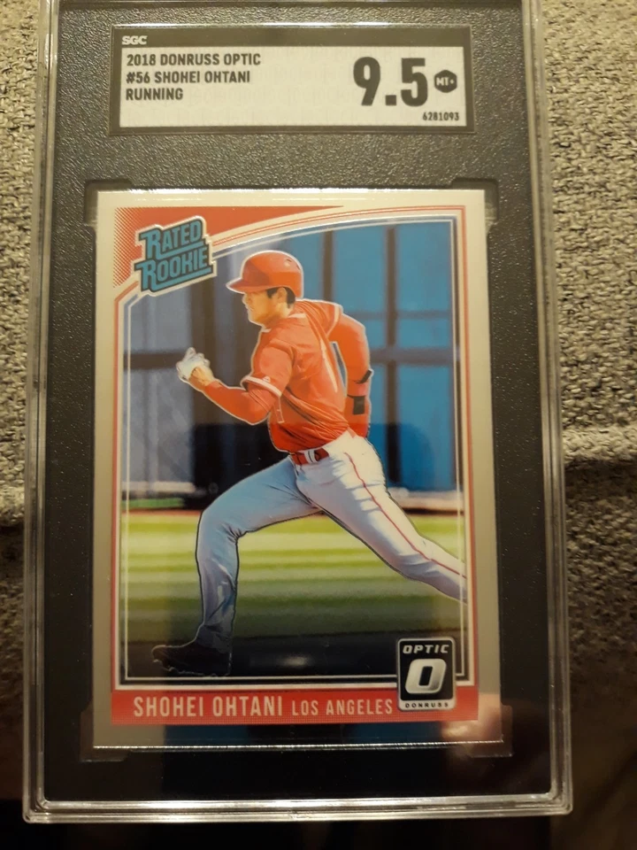 2028 DONRUSS OPTIC SHOHEI OHTANI RATED ROOKIE RUNNING #56.SGC 9.5!!! - Image 1 of 4