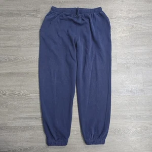 Vintage GAP Athletic Sweats Sweatpants Adult Large Blue Fleece Skater Minimal - Picture 1 of 13