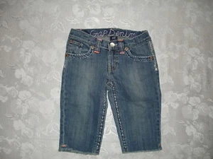 VINTAGE Girls GAP KIDS Denim JEAN CAPRIS Sz 5 Adj. Waist - Picture 1 of 1
