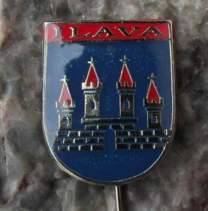 Antique Ilava Slovakia Heraldic Crest Castle Coat of Arms Souvenier Pin Badge - Picture 1 of 3