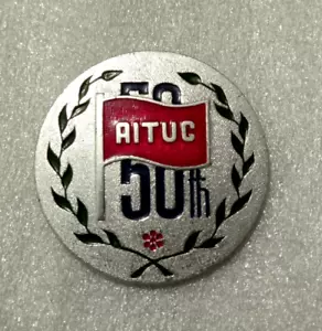 Todo el Congreso Sindical de la India AITUC afiliado al Partido Comunista pin insignia - Imagen 1 de 3